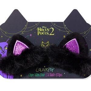 Colourpop Hocus Pocus 2 Black Cat Ear Hair Clips